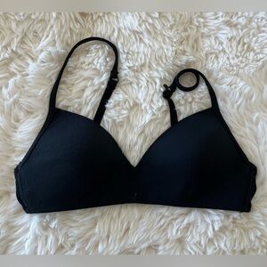 DELTA by Maidenform Black Wire-Free Seamless Light Contour Padded Bra Size 32A
